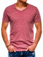 Ombre - heren T-shirt bordeaux rood