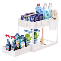 Nexxt Keukenkast Organizer - Gootsteen Lade Dubbel - Wit