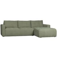 vtwonen Bar Chaise Longue Rechts - Stof - Groen - 87x280x170 - thumbnail