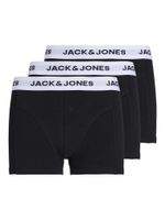 Jack & Jones Junior Jack & Jones Junior Zwarte Boxershorts Jongens JACBASIC 3-Pack Zwart - thumbnail