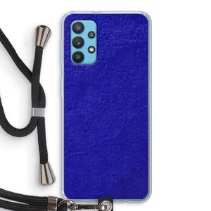 Majorelle Blue: Samsung Galaxy A32 4G Transparant Hoesje met koord
