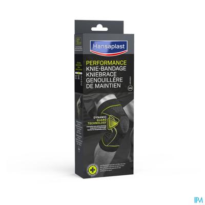 Hansaplast Sport Kniebrace Zwart