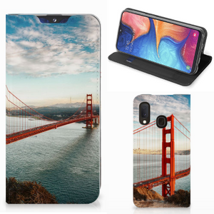 Samsung Galaxy A20e Book Cover Golden Gate Bridge