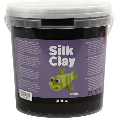 Silk Clay ®, zwart, 650 gr/ 1 emmer
