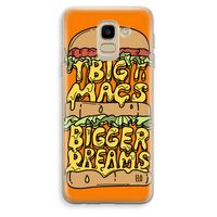 Big Macs Bigger Dreams: Samsung Galaxy J6 (2018) Transparant Hoesje