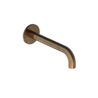 Wastafelkraan Uitloop Hotbath Cobber Rond 18 cm Verouderd Messing Living Colours