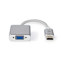 VGA-Adapter | HDMI© Connector | VGA Female 15p | Verguld | Recht | Aantal producten in verpakking:
