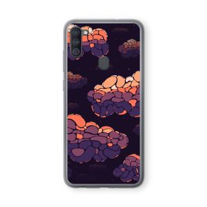 Patroon Wolken: Samsung Galaxy A11 Transparant Hoesje