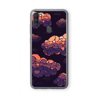Patroon Wolken: Samsung Galaxy A11 Transparant Hoesje