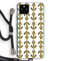 Musketon Anchor: Pixel 5a 5G Transparant Hoesje met koord