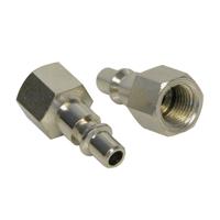 Adaptor 1/4 inch man binnendraad 3/8 inch 2 stuks 0684835