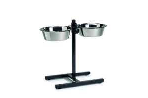 Beeztees Voerbak Standaard RVS Bak 25cm Zwart