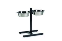 Beeztees Voerbak Standaard RVS Bak 25cm Zwart