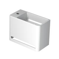 INK Fontein Hangar Polystone Inclusief Kraangat Links Glans Wit 40x22x30 cm