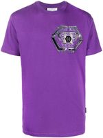 Philipp Plein t-shirt à logo imprimé - Violet - thumbnail