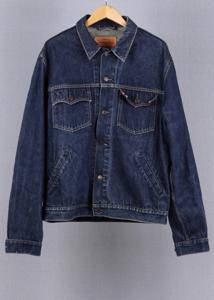 Levi&apos;s Blue vintage denim jacket in size XL for Unisex