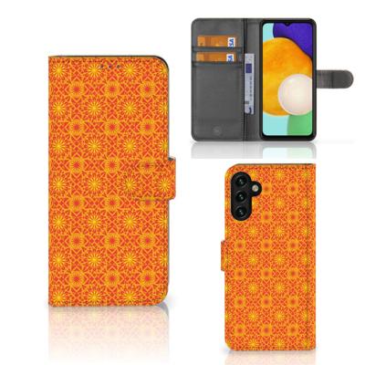 Samsung Galaxy A04s | Samsung Galaxy A13 5G | Telefoon Hoesje | Batik Oranje