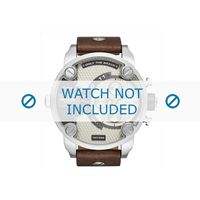 Horlogeband Diesel DZ7335 Leder Donkerbruin 24mm - thumbnail