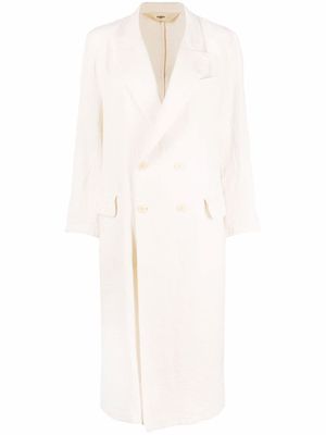 Barena manteau mi-long à revers pointus - Tons neutres