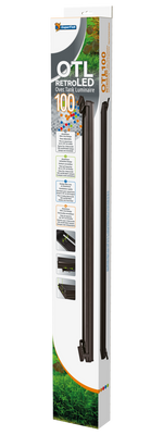Superfish Retro LED Otl 99cm - Energiezuinige Matzwarte Aquarium LED-Licht met Flexibele Montage