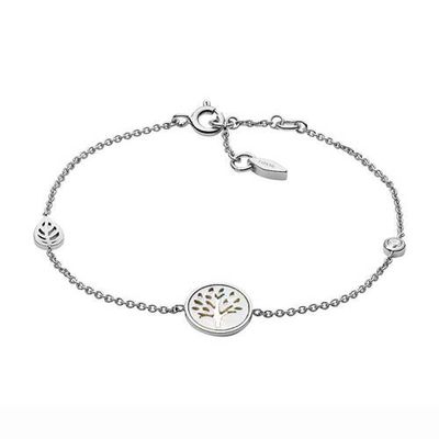 Fossil armband JFS00508040 zilver