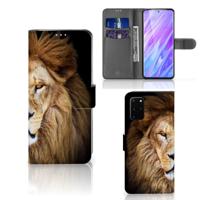Samsung Galaxy S20 Plus | Telefoonhoesje | Met pasjeshouder | Leeuw