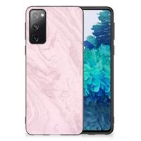 Samsung Galaxy S20 Gripcase Marble Pink - Origineel Cadeau Vriendin