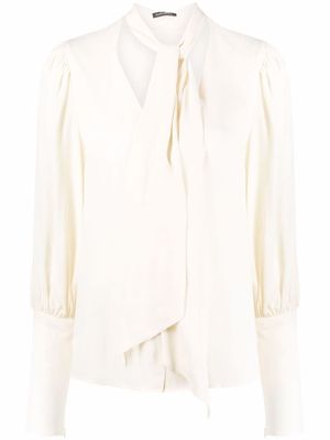 Wandering blouse à manches bouffantes - Tons neutres