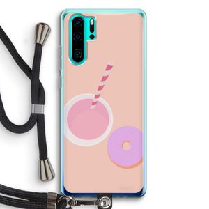 Donut: Huawei P30 Pro Transparant Hoesje met koord
