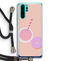 Donut: Huawei P30 Pro Transparant Hoesje met koord