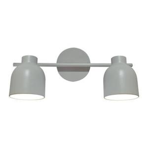 by fonQ Nohr Wandlamp - 2 Lichts - Warm Grijs