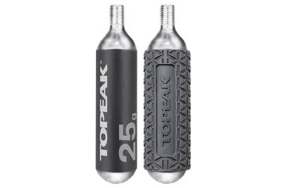 Topeak CO2-patroon 25g 2 eenheden - Zilver Topeak CO2-patroon 25g 2 eenheden - Zilver
