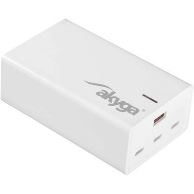 Akyga AK-CH-25 USB-oplader 140 W 3x USB-C, 1x USB-A USB PD Binnen