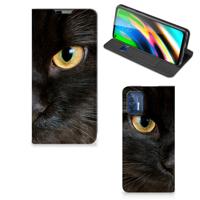 Motorola Moto G9 Plus | Hoesje maken | Zwarte Kat