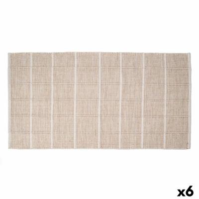 Tapijt Gift Decor Beige Ruiten 140 x 80 cm (6 Stuks)