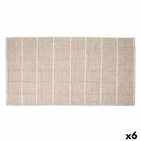 Tapijt Gift Decor Beige Ruiten 140 x 80 cm (6 Stuks)