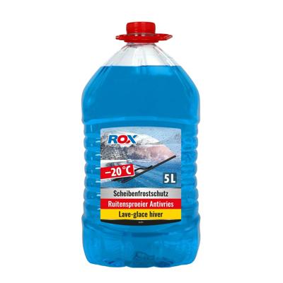 Rox Ruitensproeier vloeistof - antivries - 5 liter - tot max -20 graden Celsius - winter / vorst Rox Ruitensproeier vloeistof - antivries - 5 liter - tot max -20 graden Celsius - winter / vorst