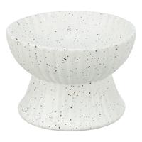 Trixie voerbak / drinkbak kat verhoogd keramiek wit