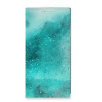 Bookcase Samsung Galaxy S24 Ultra Painting Blue