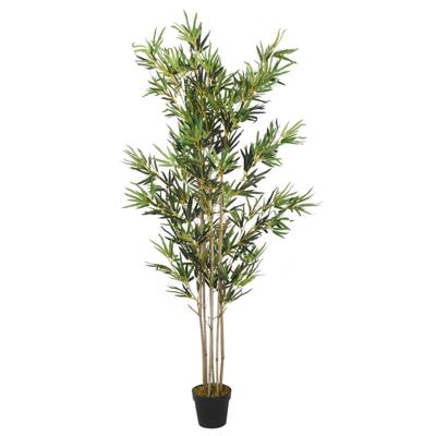 Kunstplant bamboe 1380 bladeren 200 cm groen