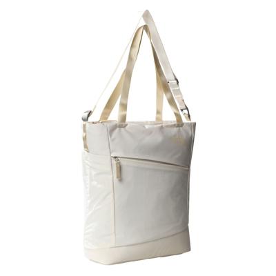 The North Face Isabella Tote Schoudertas Gardenia White Dark Heather - Gravel 23L