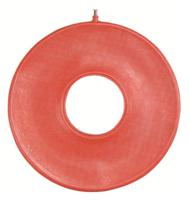 Ringkussen opblaasbaar rubber 41cm - thumbnail