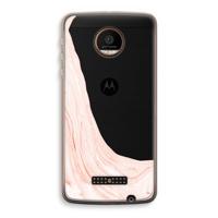Peach bath: Motorola Moto Z Force Transparant Hoesje - thumbnail