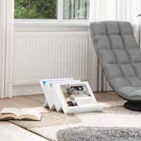 Bijzetkast met plank Wit 57,5 x 40 x 42 cm Bewerkt hout