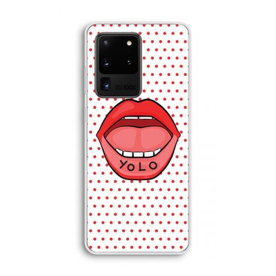 Yolo Denise: Samsung Galaxy S20 Ultra Transparant Hoesje