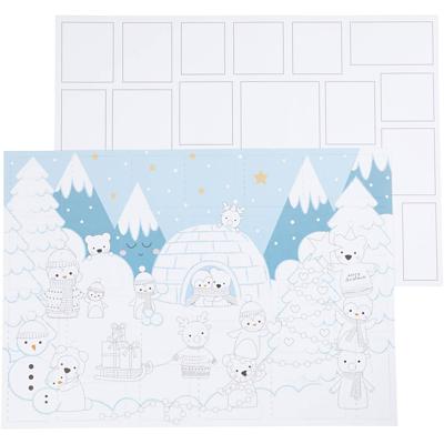 Creativ Company Kerstkalender, afm 30x42 cm, 30 stuk/ 1 doos