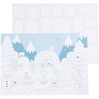 Creativ Company Kerstkalender, afm 30x42 cm, 30 stuk/ 1 doos