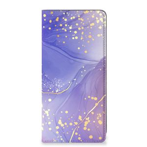 Bookcase voor Samsung Galaxy A71 Watercolor Paars