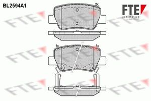 Remblokken set BL2594A1