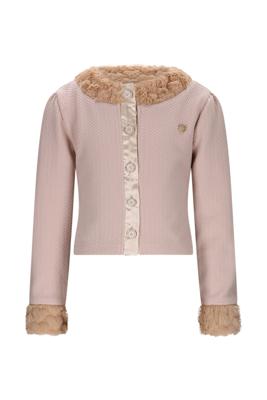 Le Chic winter vest meisjes - zacht bruin - Orleans - bontrand
